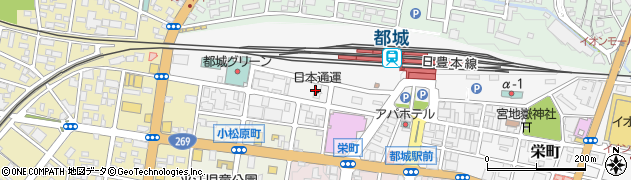 日本通運株式会社都城支店周辺の地図