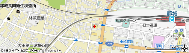 快活CLUB 都城店周辺の地図