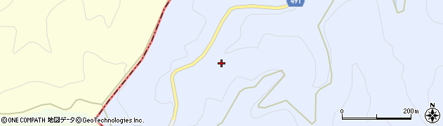 大川原小村線周辺の地図