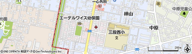 宮崎県三股町（北諸県郡）花見原周辺の地図
