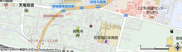 宮崎県都城市千町4956周辺の地図