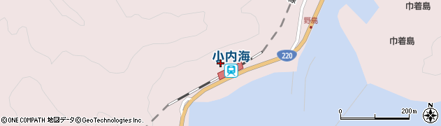 小内海駅周辺の地図