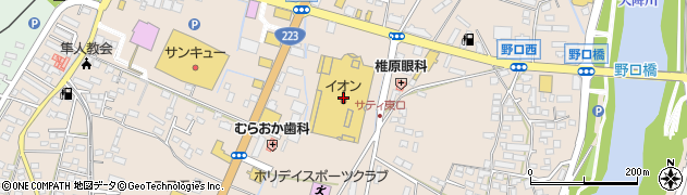 マイまくら　イオン隼人国分店周辺の地図