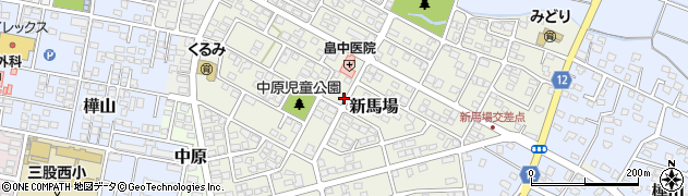 宮崎県三股町（北諸県郡）新馬場周辺の地図