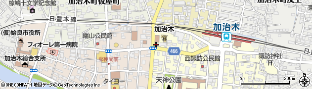 株式会社加治木新川タクシー周辺の地図