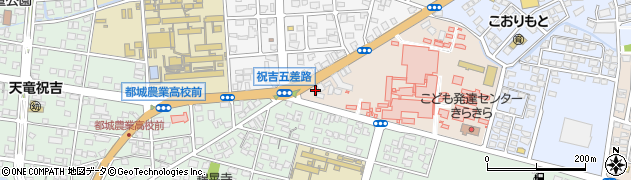 宮崎県都城市祝吉町5005周辺の地図