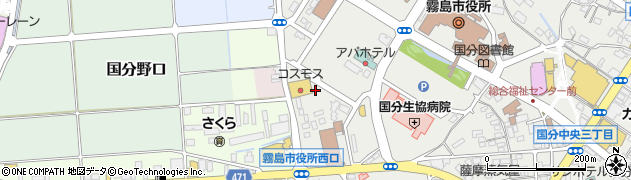 来来亭 霧島店周辺の地図