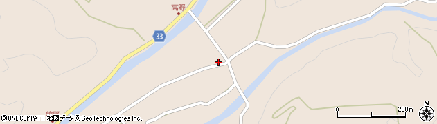 宮崎県三股町（北諸県郡）長田周辺の地図
