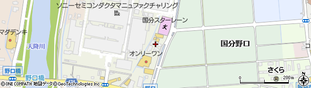 井上喜株式会社　国分支店周辺の地図