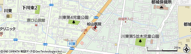 宮崎第一信用金庫祝吉支店周辺の地図