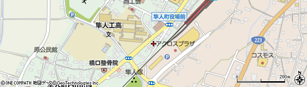 ステーションホテル隼人周辺の地図