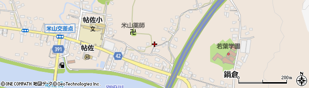 鹿児島県姶良市鍋倉周辺の地図
