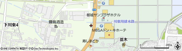 菓匠蒸氣屋　都城川東店周辺の地図