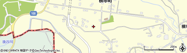 宮崎県都城市横市町6597周辺の地図
