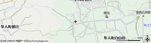 鹿児島県霧島市隼人町内山田1470周辺の地図