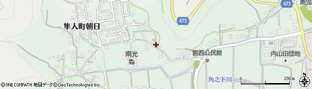 鹿児島県霧島市隼人町内山田1634周辺の地図