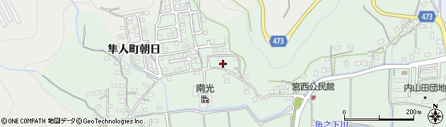 鹿児島県霧島市隼人町内山田1622周辺の地図