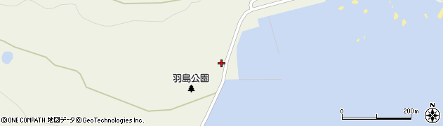 羽島漁業協同組合　荷捌所周辺の地図