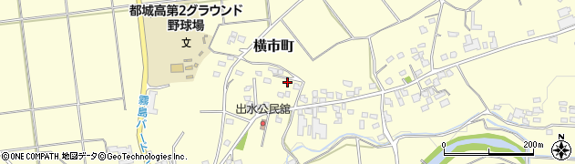 宮崎県都城市横市町6013周辺の地図