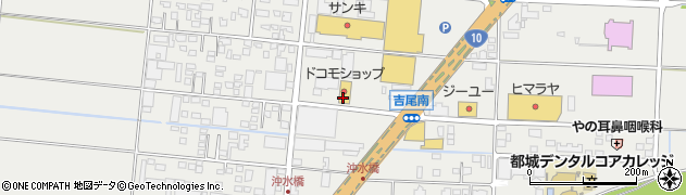 きっちょううどん 都城吉尾店周辺の地図