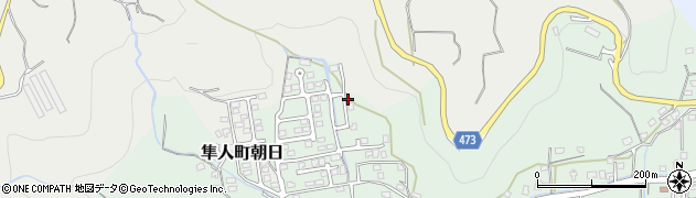 鹿児島県霧島市隼人町内山田1593周辺の地図
