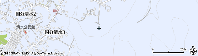 鹿児島県霧島市国分清水3丁目20周辺の地図