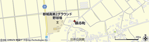 宮崎県都城市横市町1079周辺の地図