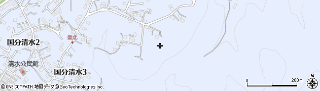 鹿児島県霧島市国分清水3丁目21周辺の地図