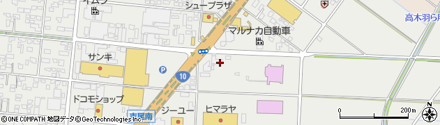 オートピア２１都城店周辺の地図