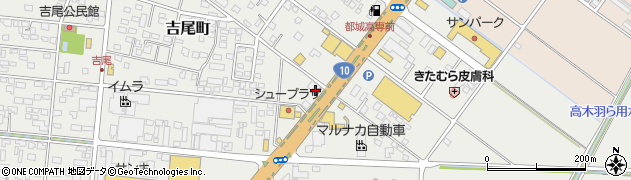 武蔵野 都城店周辺の地図