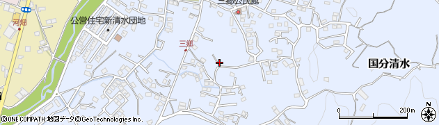 鹿児島県霧島市国分清水3丁目周辺の地図