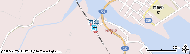 内海駅周辺の地図