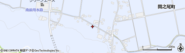 宮崎県都城市関之尾町5858周辺の地図