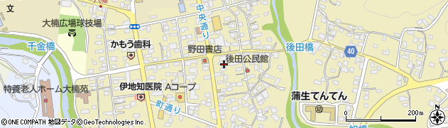 鹿児島銀行蒲生支店周辺の地図