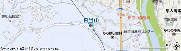 鹿児島県霧島市周辺の地図