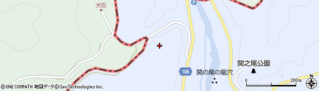 関之尾観光農園周辺の地図