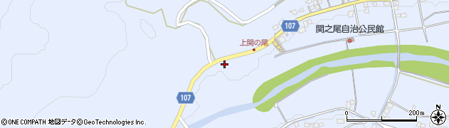 宮崎県都城市関之尾町7054周辺の地図