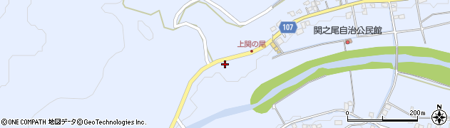 宮崎県都城市関之尾町7053周辺の地図