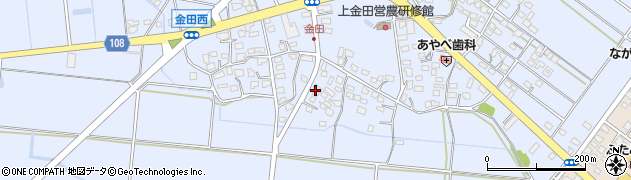 ネストプレイス金田周辺の地図