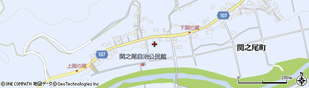 宮崎県都城市関之尾町7080周辺の地図