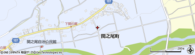 宮崎県都城市関之尾町7551周辺の地図