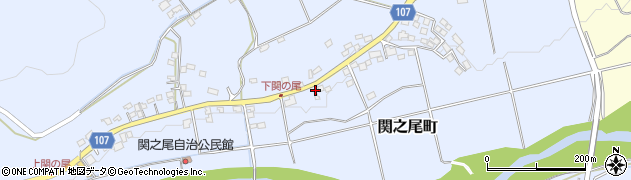 宮崎県都城市関之尾町7533周辺の地図