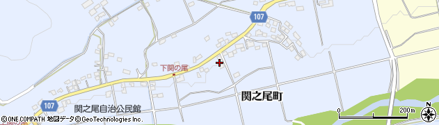 宮崎県都城市関之尾町7544周辺の地図