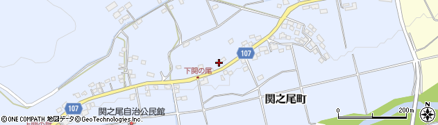 宮崎県都城市関之尾町7529周辺の地図