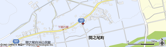 宮崎県都城市関之尾町7546周辺の地図