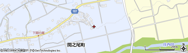 宮崎県都城市関之尾町7582周辺の地図