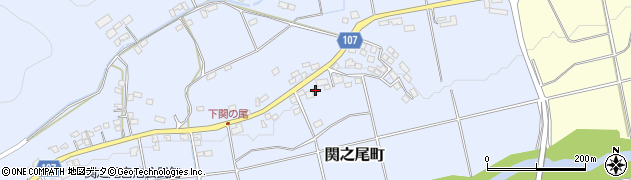 宮崎県都城市関之尾町7552周辺の地図