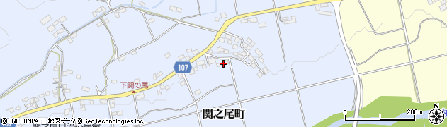 宮崎県都城市関之尾町7634周辺の地図