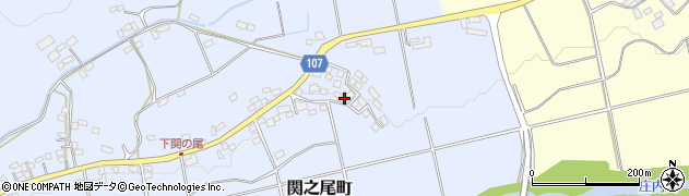 宮崎県都城市関之尾町7575周辺の地図