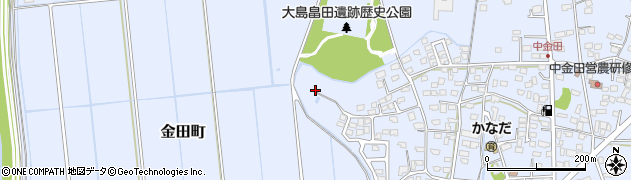 金田児童公園周辺の地図